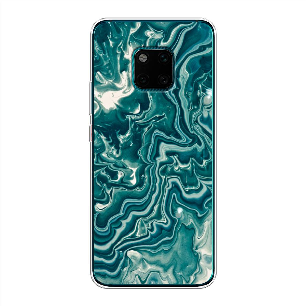 

Чехол Awog на Huawei Mate 20 Pro "Минералы 4", Голубой, 67050-3