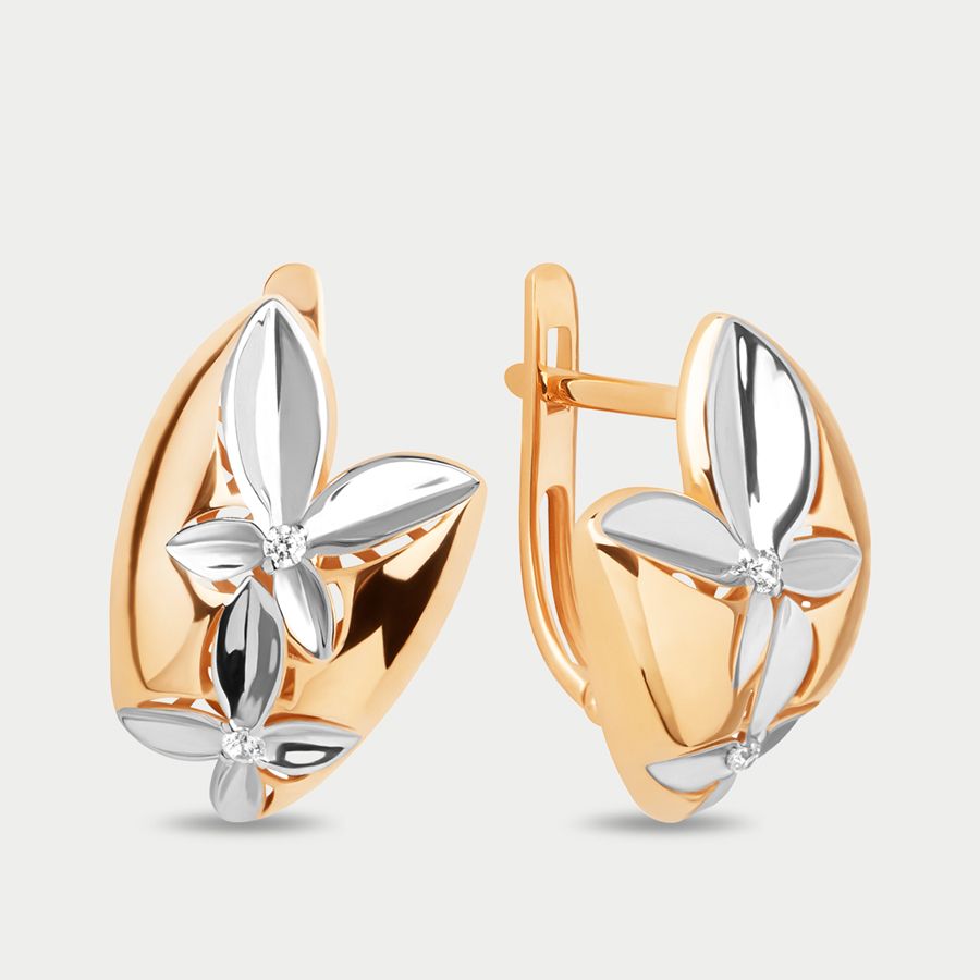 

Серьги из золота с фианитом GOLD CENTER 902172-1102, 902172-1102
