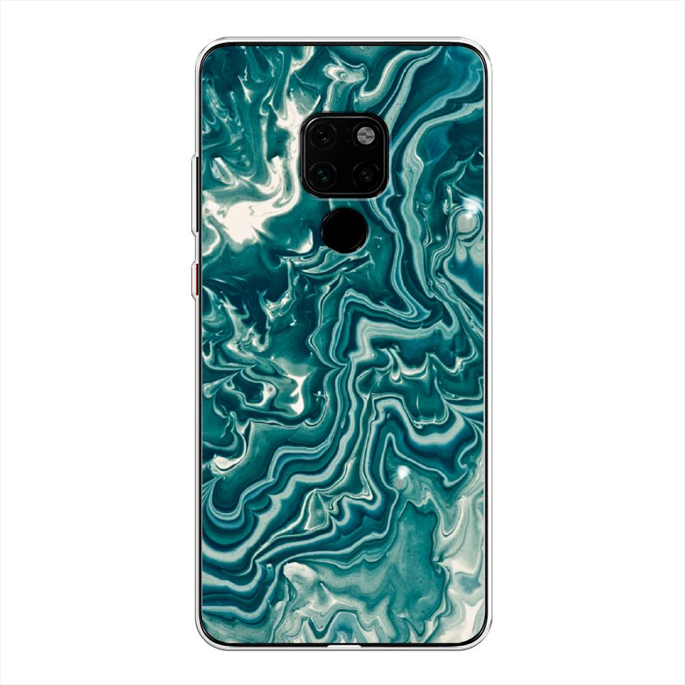 

Чехол Awog на Huawei Mate 20 "Минералы 4", Голубой, 66850-3