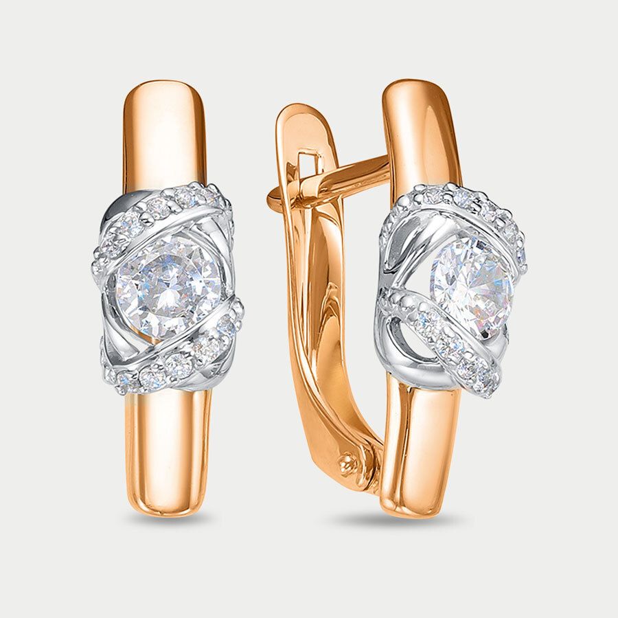 

Серьги из золота с фианитом GOLD CENTER 1203069, 1203069