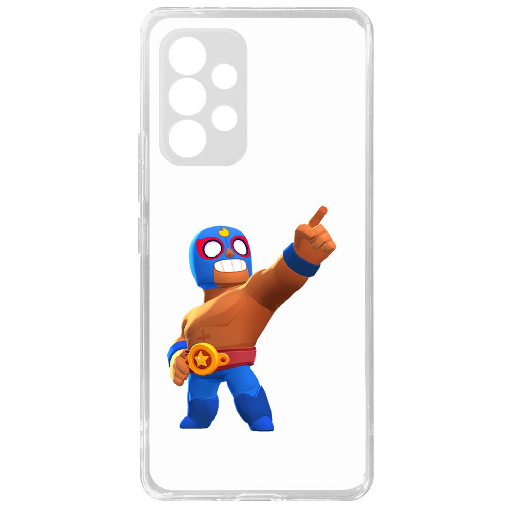 

Чехол-накладка Brawl Stars-Эль Примо для Samsung Galaxy A53 (A536), Прозрачный