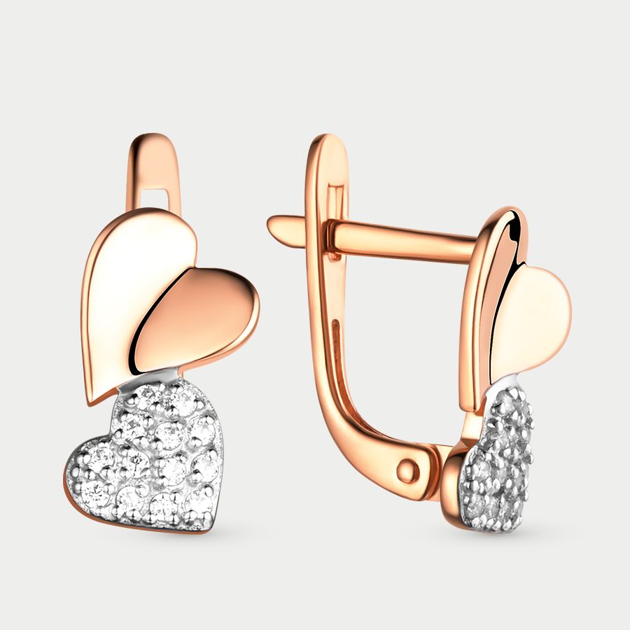 

Серьги из золота с фианитом GOLD CENTER 40052400, 40052400