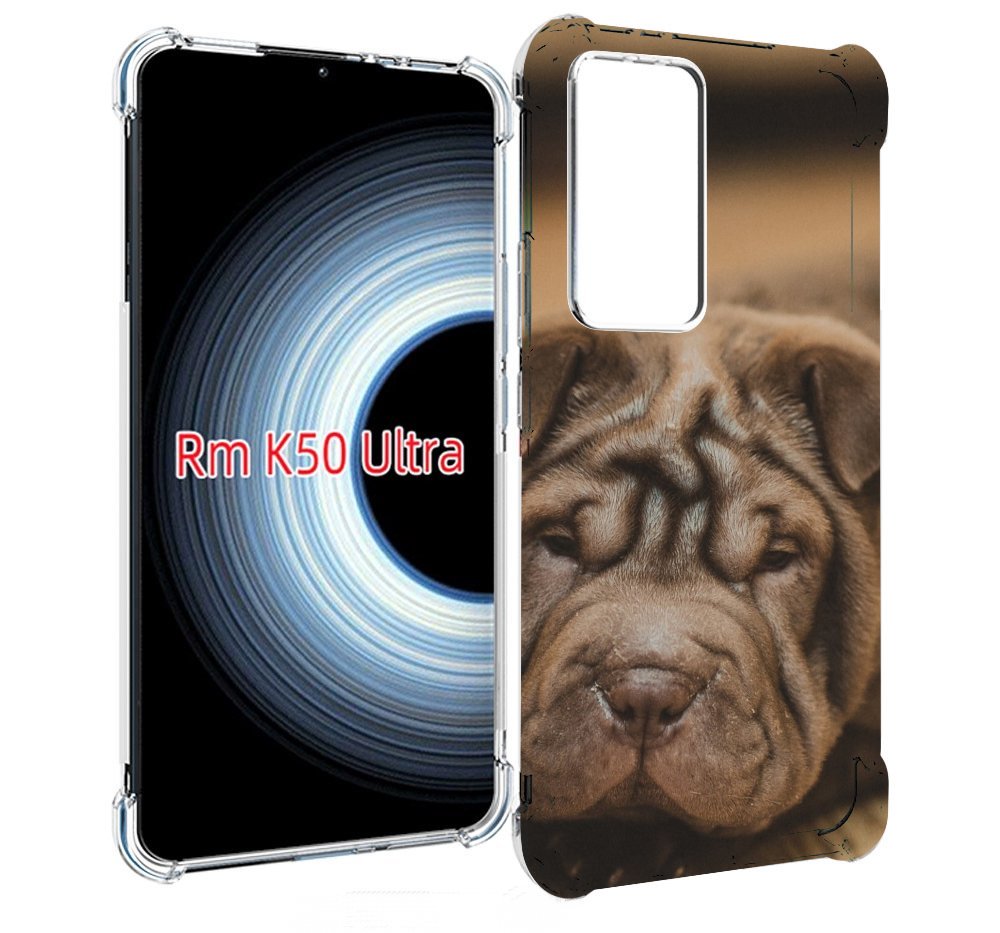 

Чехол MyPads шарпеи для Xiaomi 12T / Redmi K50 Ultra, Прозрачный, Tocco