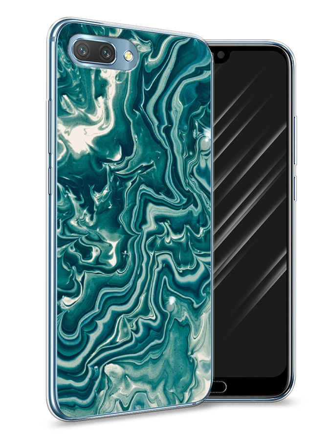 

Чехол Awog на Honor 10 "Минералы 4", Голубой, 65350-3