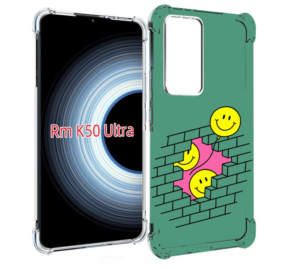 

Чехол MyPads шарики в стене для Xiaomi 12T / Redmi K50 Ultra, Прозрачный, Tocco