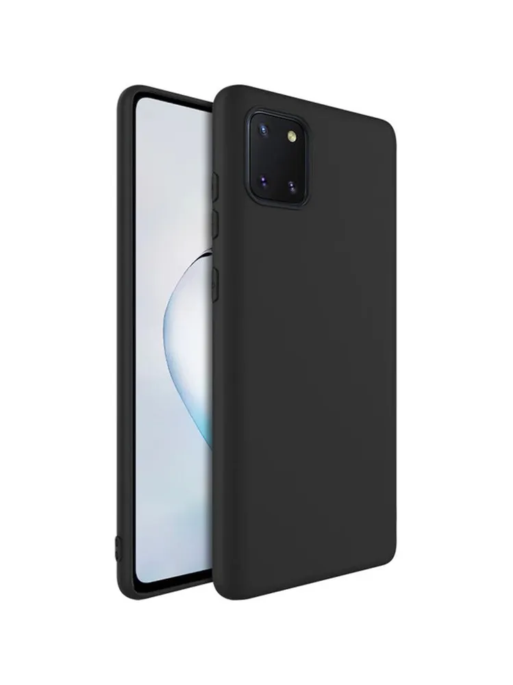 

Чехол-накладка More choice Flex для Samsung A81/Note 10 Lite (2020) Black, Черный, FSAMA81