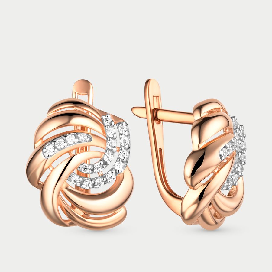 

Серьги из золота с фианитом GOLD CENTER 40088000, 40088000
