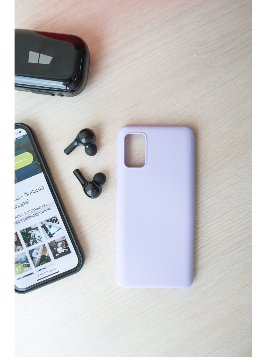 фото Чехол-накладка more choice flex для samsung a41 (2020) purple