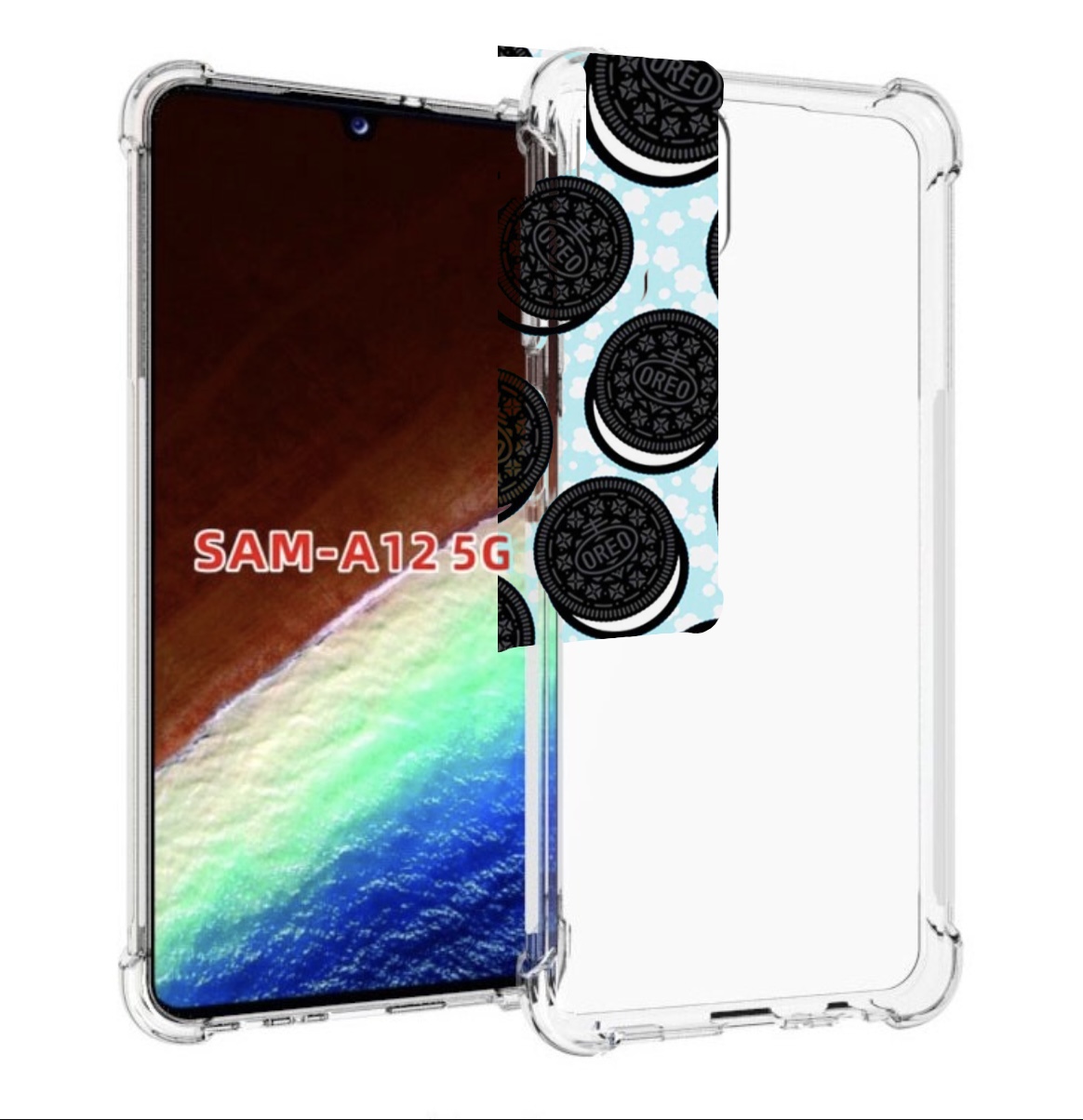 

Чехол MyPads орео печеньки для Samsung Galaxy A12 (SM-A125F) 2020/21/A12 Nacho SM-A127F, Прозрачный, Tocco