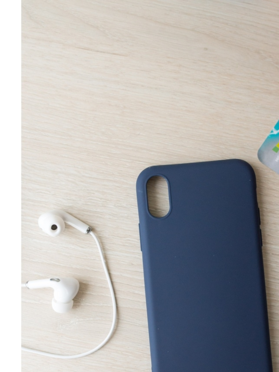 фото Чехол-накладка more choice flex для iphone x/xs dark blue