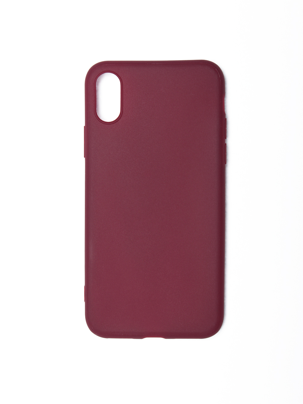 

Чехол-накладка More choice Flex для iPhone X/XS Cherry, Бордовый, FIPX