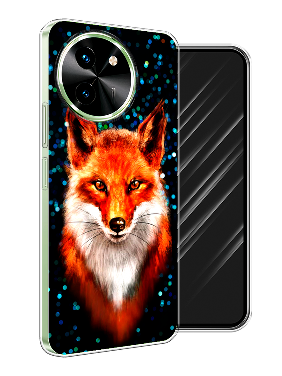 

Чехол Awog на Vivo T3x/Y38 5G "Волшебная лиса", Оранжевый;черный;белый, 2610650-1