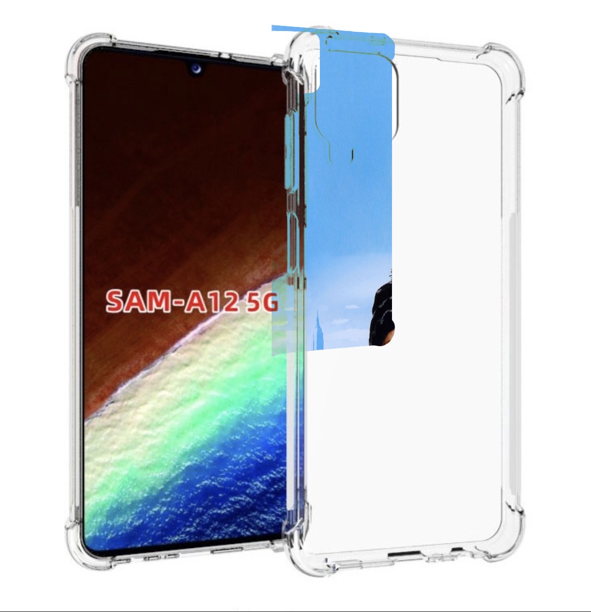 

Чехол MyPads один-дома-детский для Samsung Galaxy A12 (SM-A125F) 2020/21, Прозрачный, Tocco