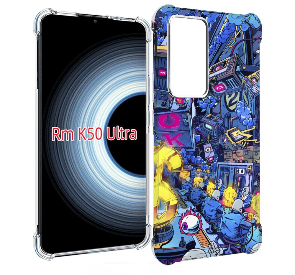 

Чехол MyPads футуристичная картинка для Xiaomi 12T / Redmi K50 Ultra, Прозрачный, Tocco