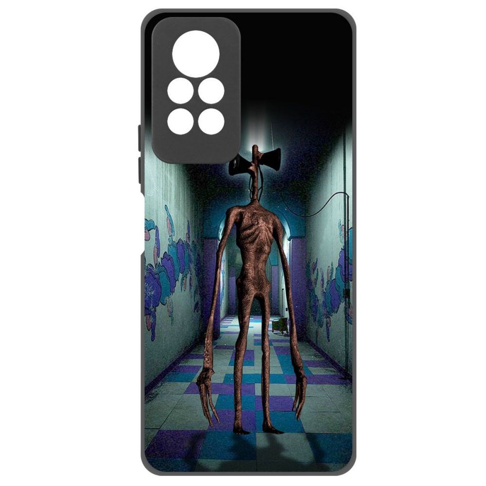 

Чехол-накладка Софт Хаги Ваги - Сиреноголовый для Infinix Note 11 Pro, Черный