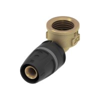 

Уголок соединительный с муфтой, латунь 20 x Rp 3/4", 8610204
