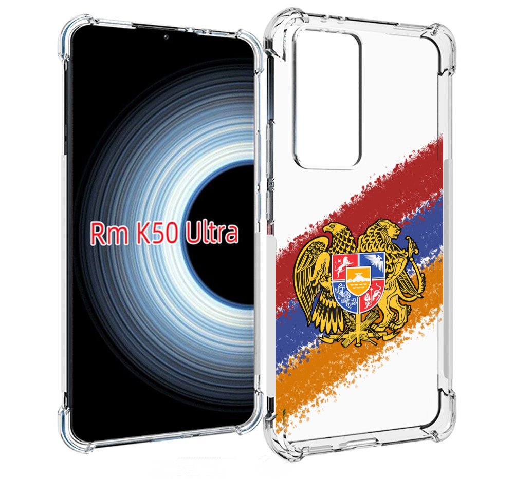 

Чехол MyPads флаг герб Армении для Xiaomi 12T / Redmi K50 Ultra, Прозрачный, Tocco
