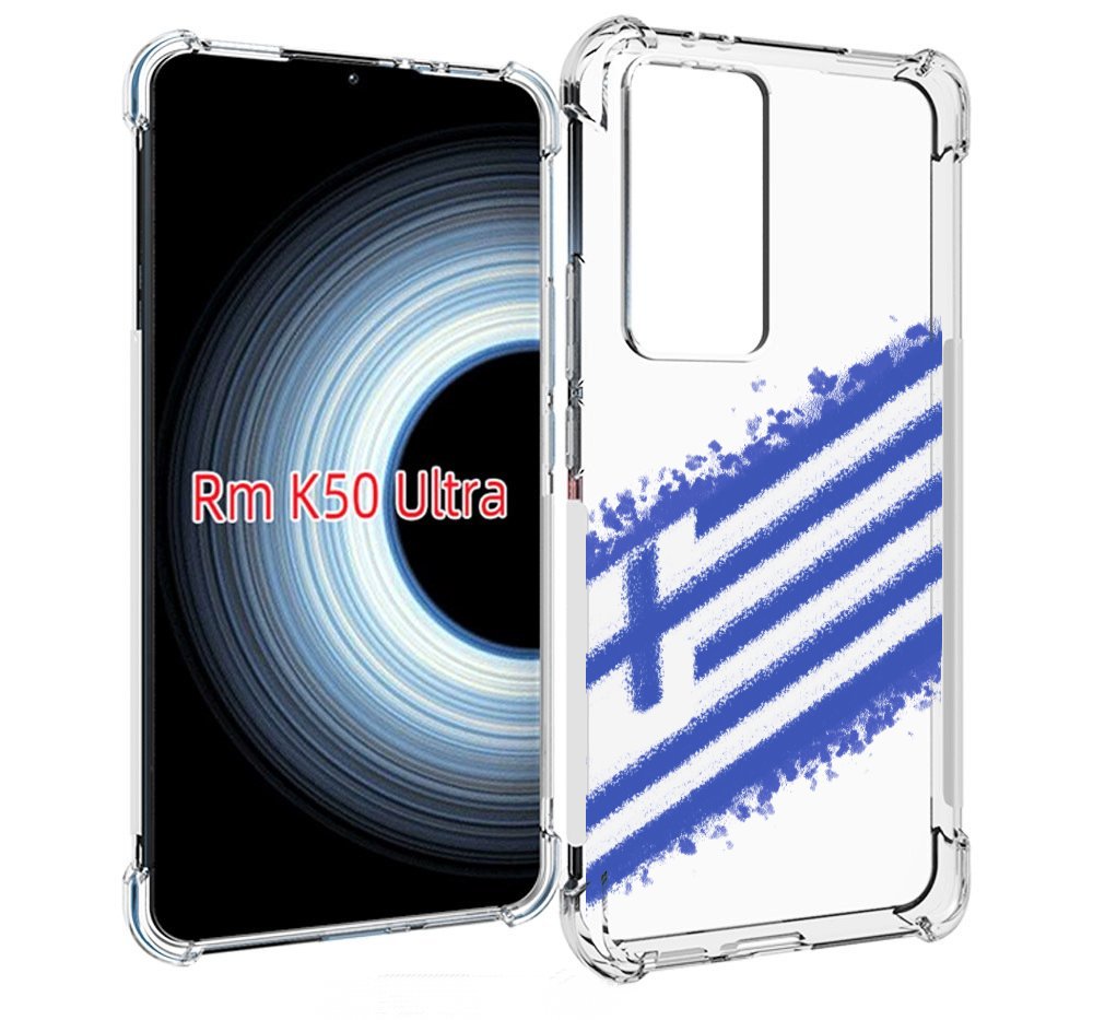 

Чехол MyPads флаг Греции для Xiaomi 12T / Redmi K50 Ultra, Прозрачный, Tocco