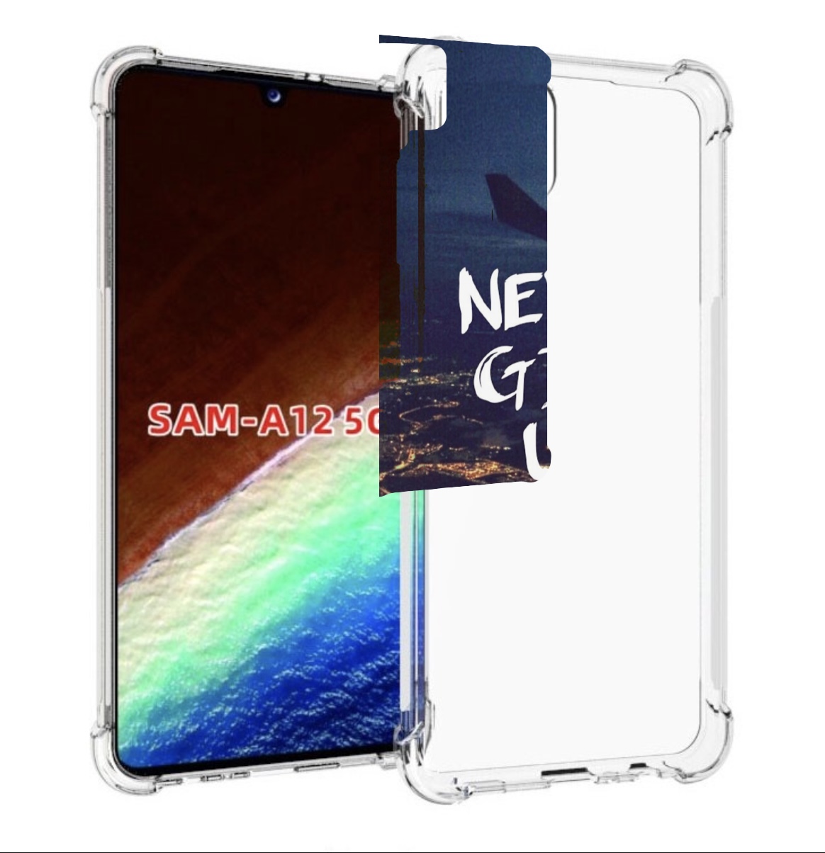 

Чехол MyPads никогда не сдавайся без боя для Samsung Galaxy A12 (SM-A125F) 2020/21, Прозрачный, Tocco