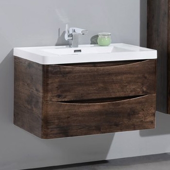 

Тумба с раковиной BelBagno Ancona-N 80 rovere more подвесная