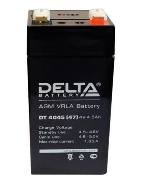 фото Аккумулятор для ибп delta dt-4045-47 4v 4.5ah