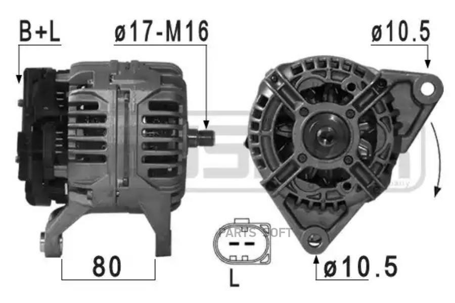 

Генератор ERA 14V 110A 209024
