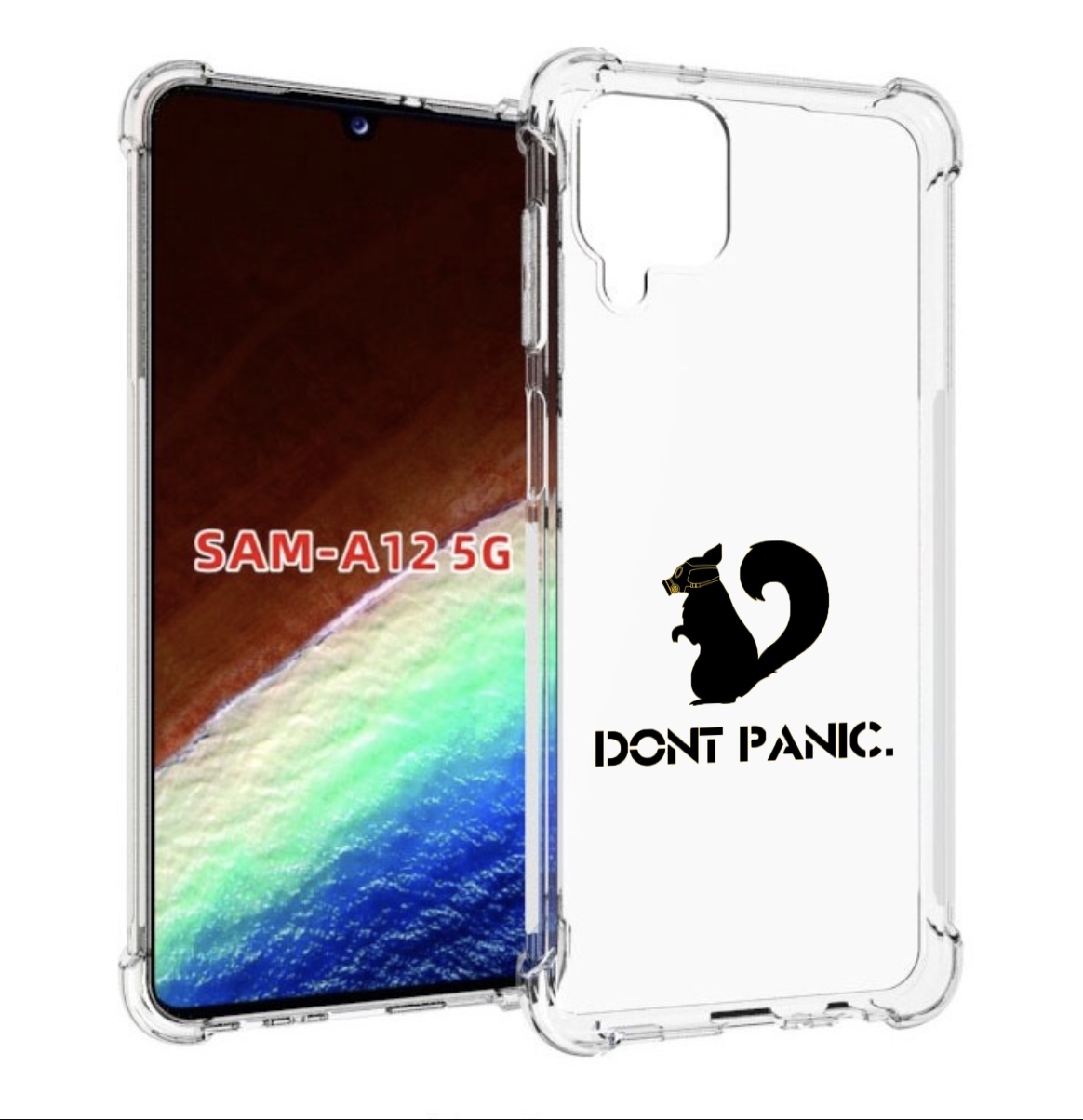 Чехол MyPads не паникуем для Samsung Galaxy A12 (SM-A125F) 2020/21/A12 Nacho SM-A127F