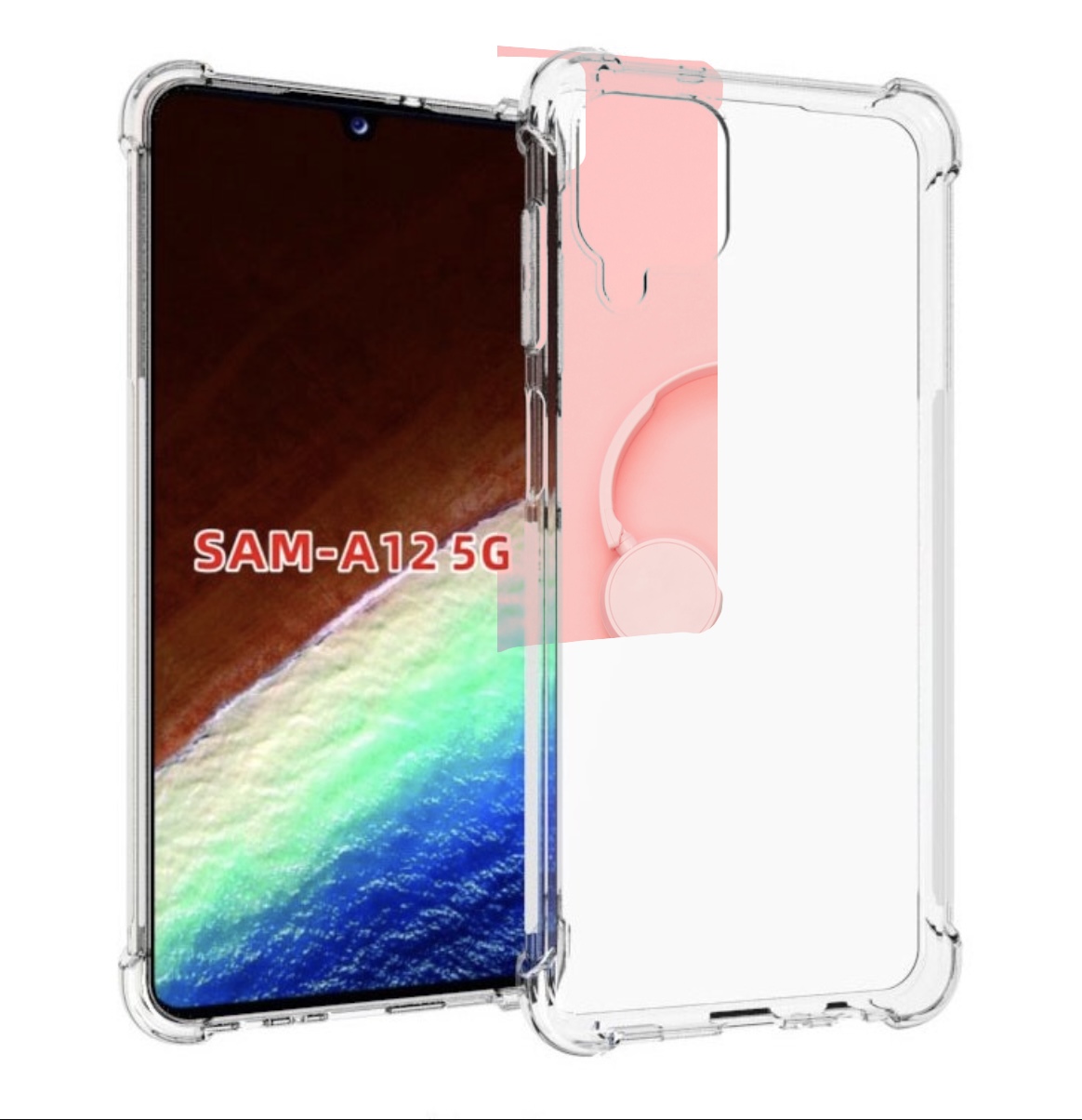 

Чехол MyPads наушники-минимализм для Samsung Galaxy A12 (SM-A125F) 2020/21, Прозрачный, Tocco