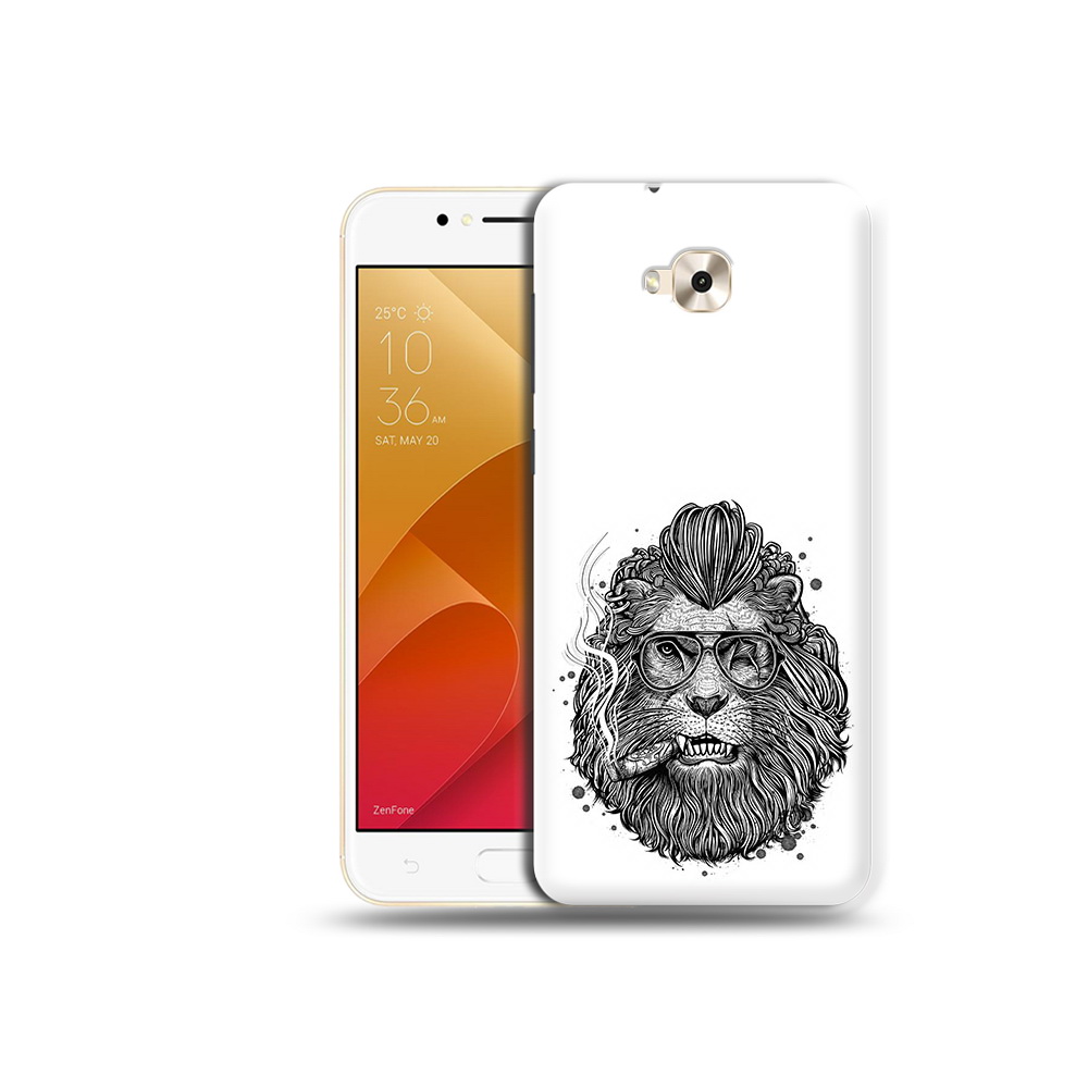 

Чехол MyPads Tocco для Asus ZenFone Live (ZB501KL) курящий лев (PT109094.653.432), Tocco