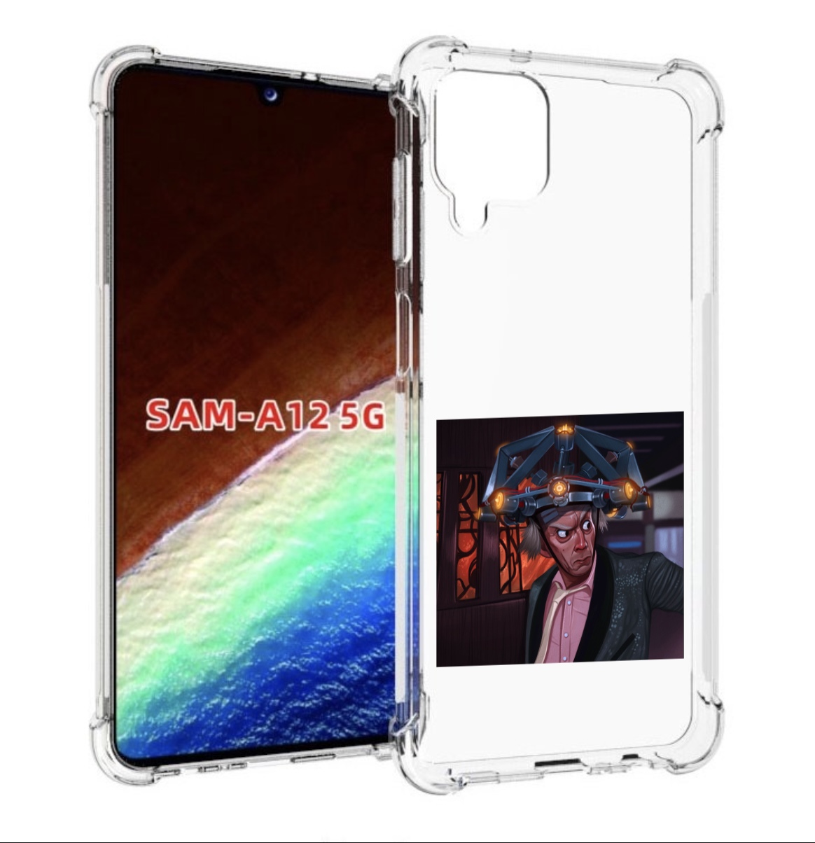 

Чехол MyPads назад-в-будущее для Samsung Galaxy A12 (SM-A125F) 2020/21/A12 Nacho SM-A127F, Прозрачный, Tocco