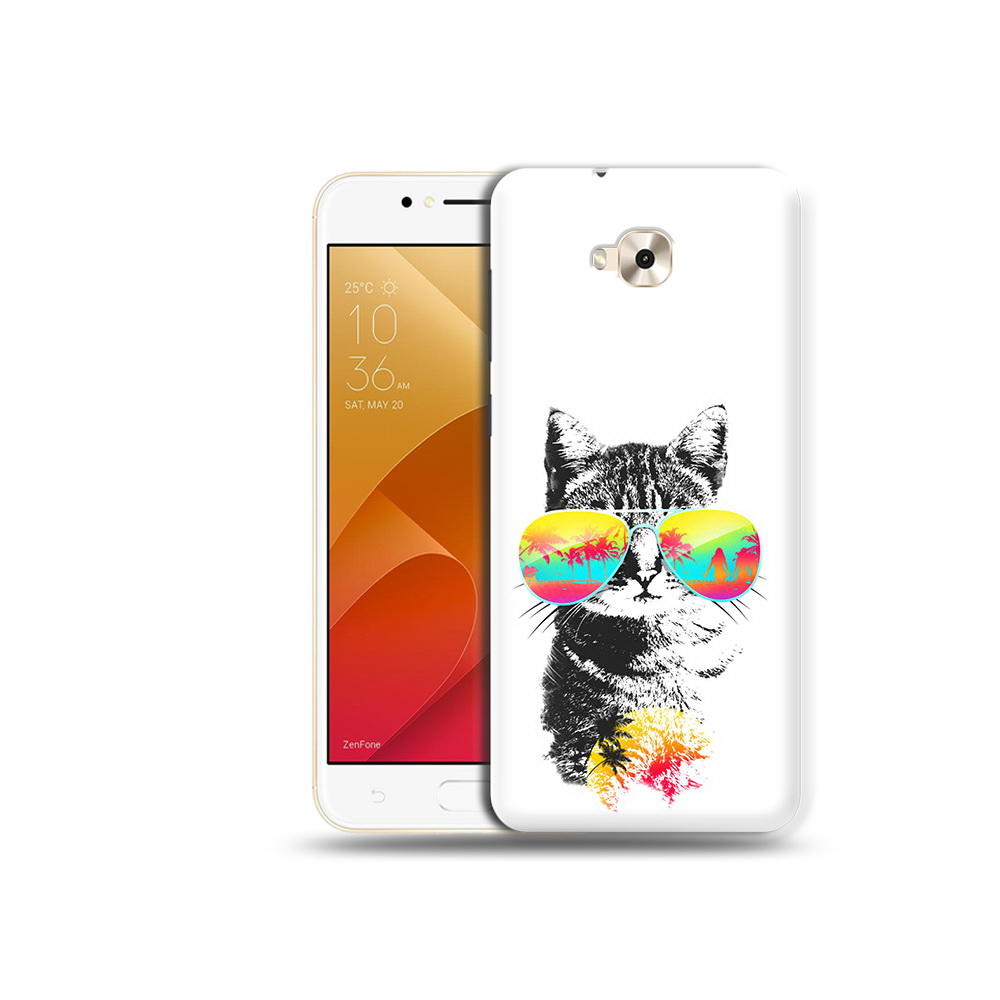 

Чехол MyPads Tocco для Asus ZenFone Live (ZB501KL) крутой кот (PT109094.653.425), Tocco