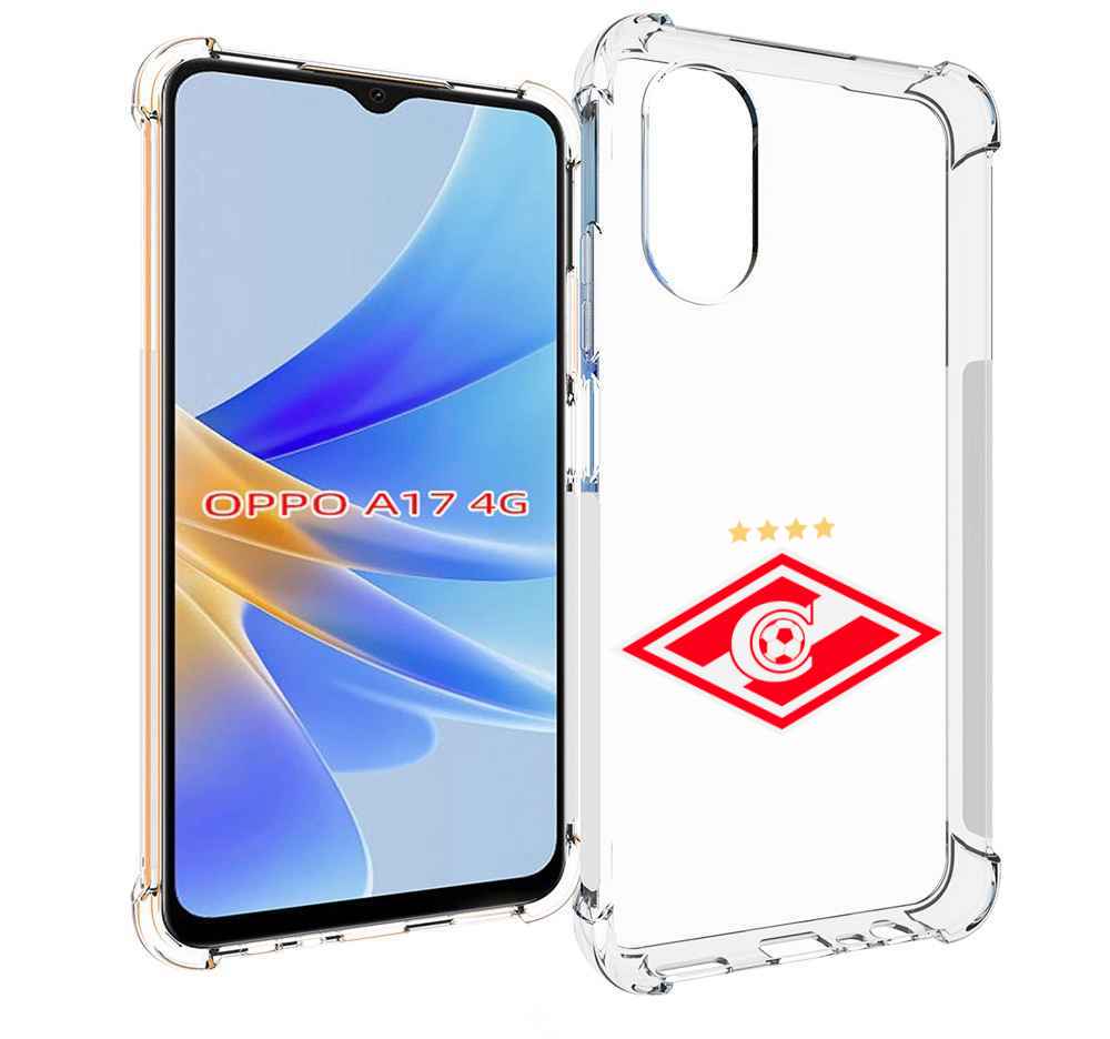 

Чехол MyPads фк спартак 1 для OPPO A17, Прозрачный, Tocco