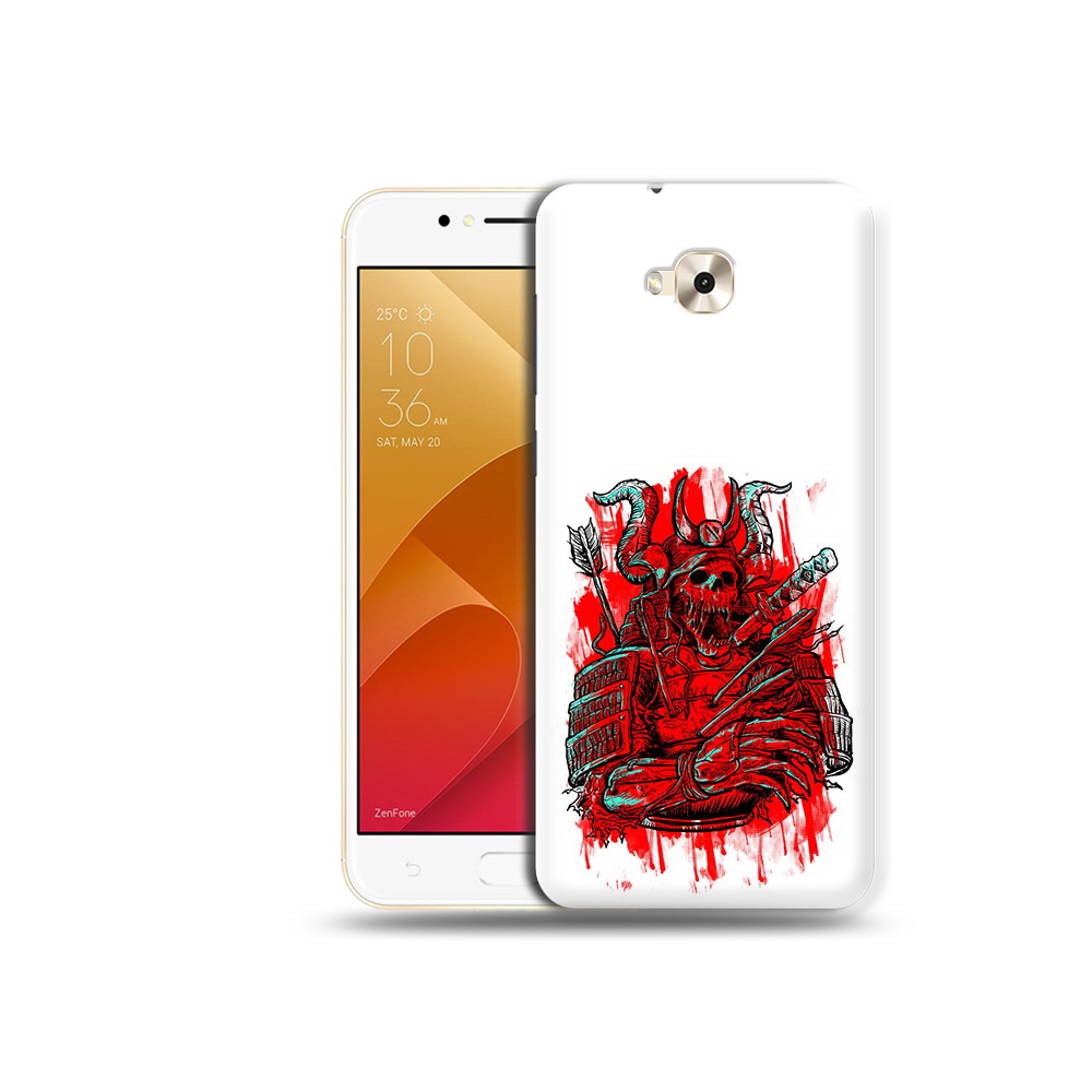 

Чехол MyPads Tocco для Asus ZenFone Live (ZB501KL) красный скелет воин (PT109094.653.413), Tocco
