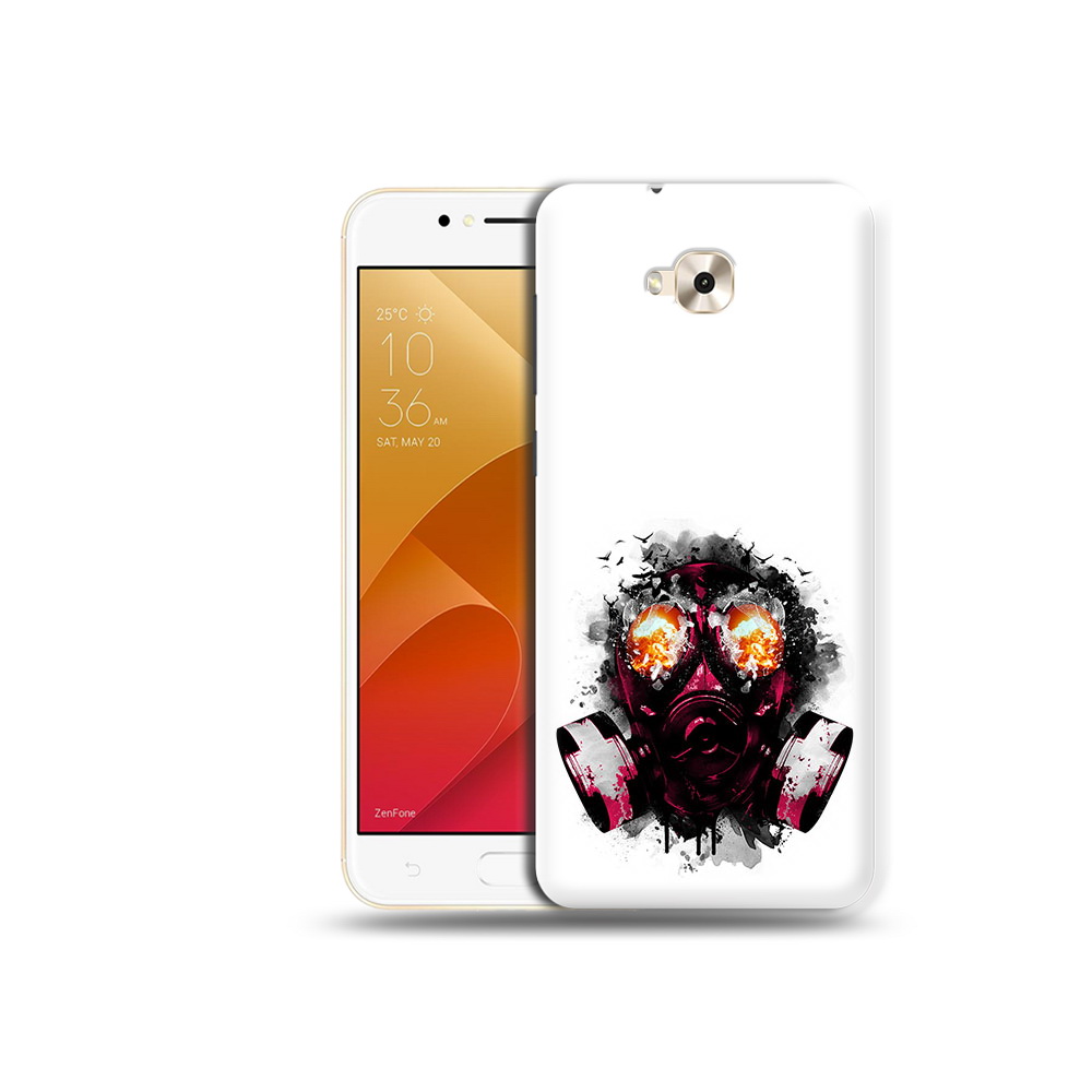

Чехол MyPads Tocco для Asus ZenFone Live (ZB501KL) красный противогаз (PT109094.653.412), Tocco