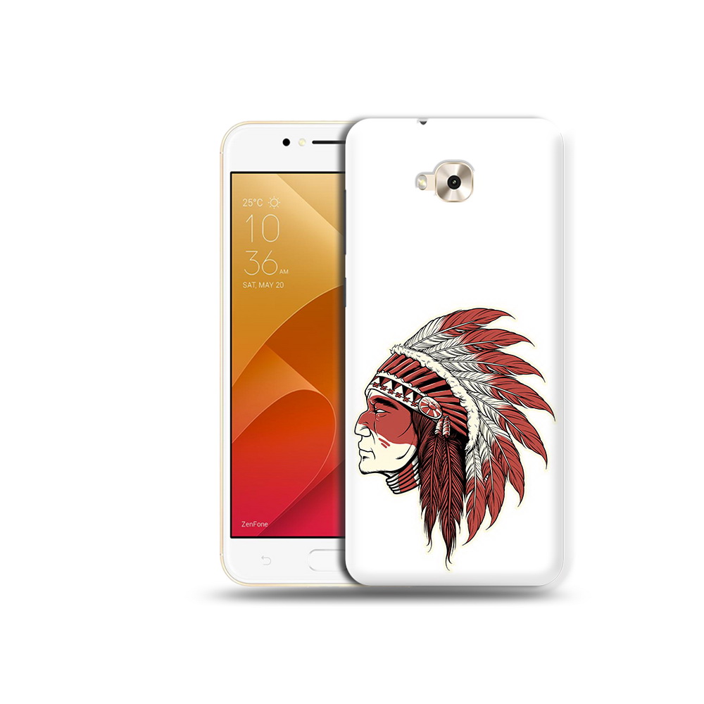 

Чехол MyPads Tocco для Asus ZenFone Live (ZB501KL) красный индеец (PT109094.653.411), Tocco