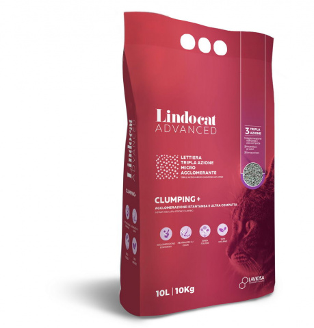 фото Комкующийся наполнитель для кошек lindocat advanced clumping +, бентонитовый, 10 кг, 10 л,