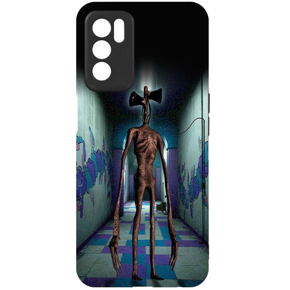 

Чехол-накладка Софт Хаги Ваги - Сиреноголовый для Oppo A16