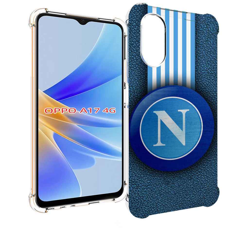 

Чехол MyPads фк наполи мужской для OPPO A17, Прозрачный, Tocco