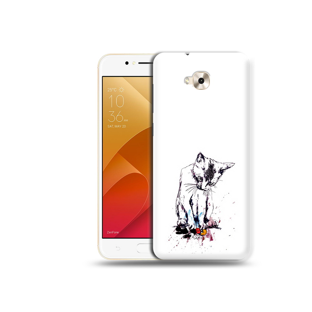 

Чехол MyPads Tocco для Asus ZenFone Live (ZB501KL) кот и микки (PT109094.653.399), Tocco