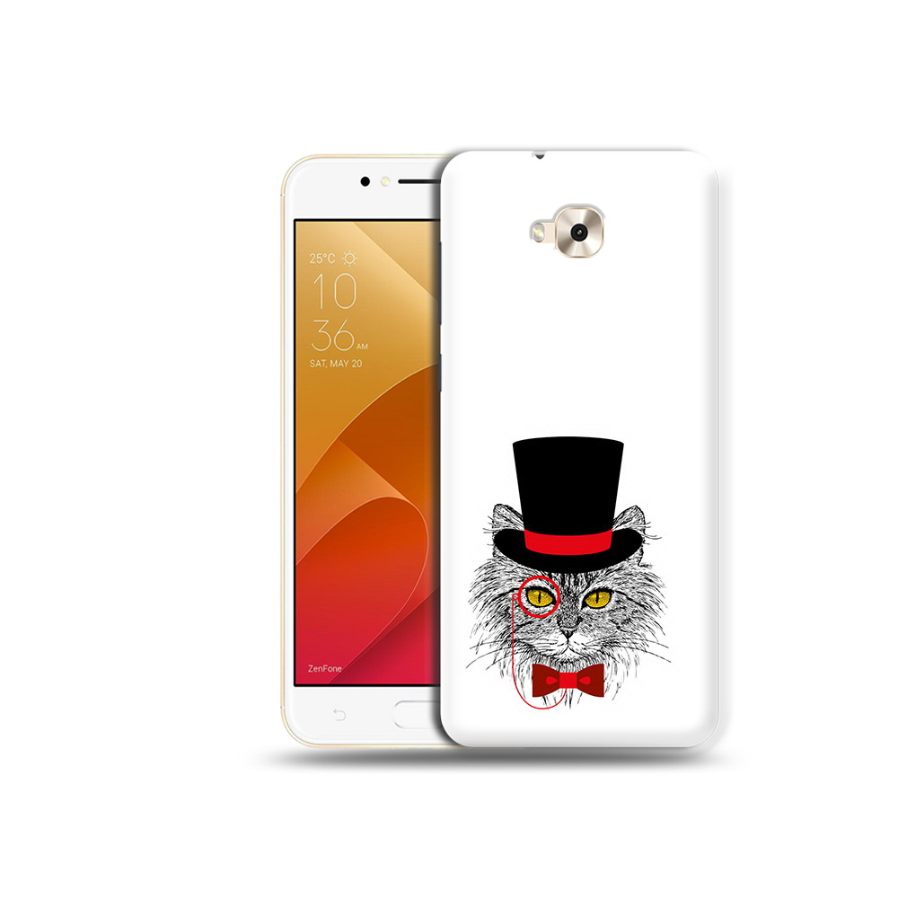 

Чехол MyPads Tocco для Asus ZenFone Live (ZB501KL) кот в шляпе (PT109094.653.397), Tocco