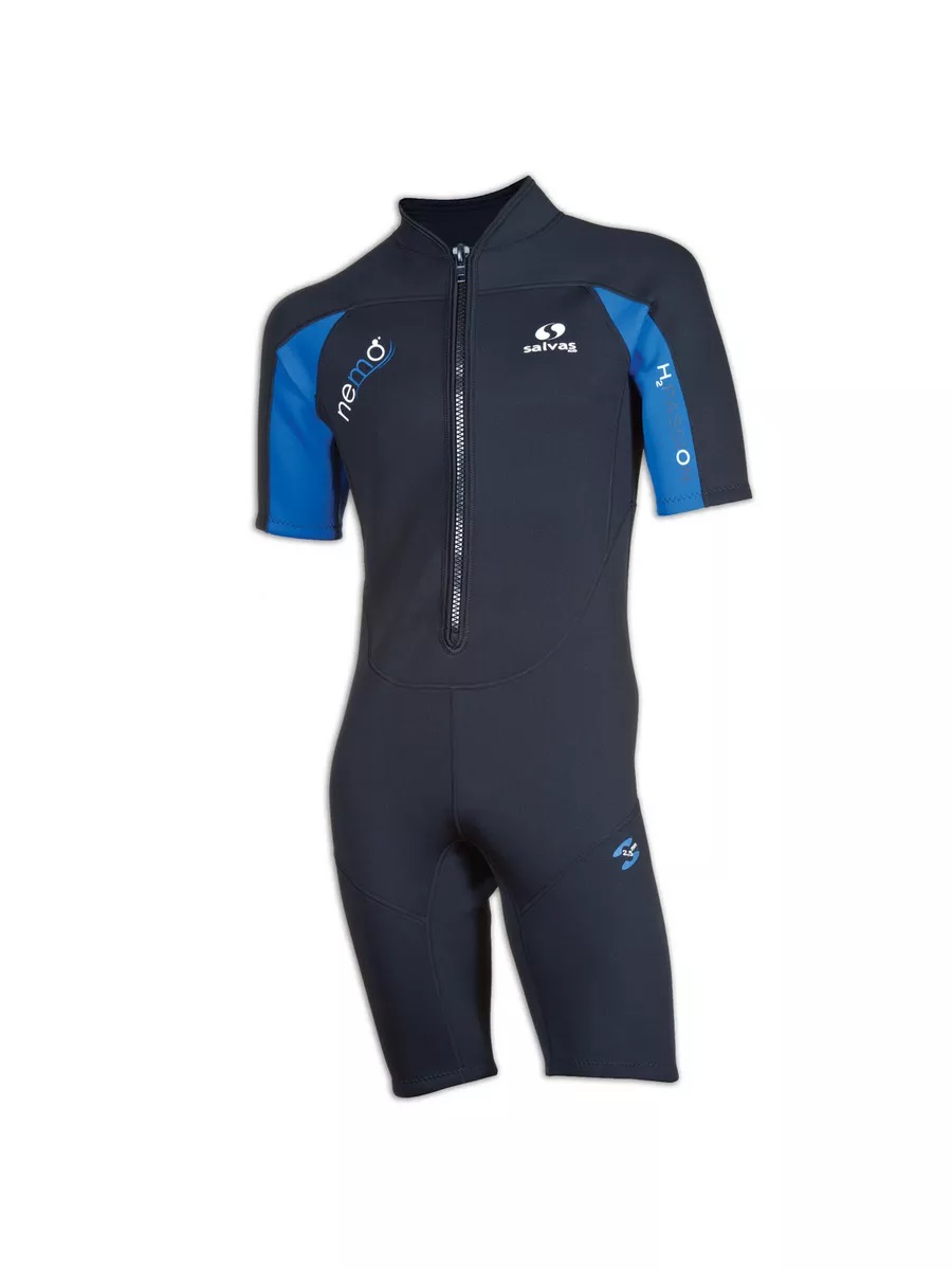 

Гидрокостюм для плавания SALVAS Shorty Nemo Man MS0050-XXL чёрно-синий, Черный;голубой, Shorty Nemo Man