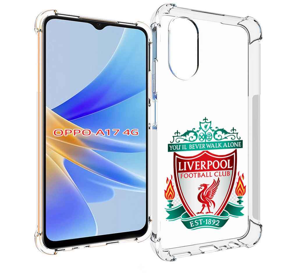 

Чехол MyPads фк ливерпуль мужской для OPPO A17, Прозрачный, Tocco