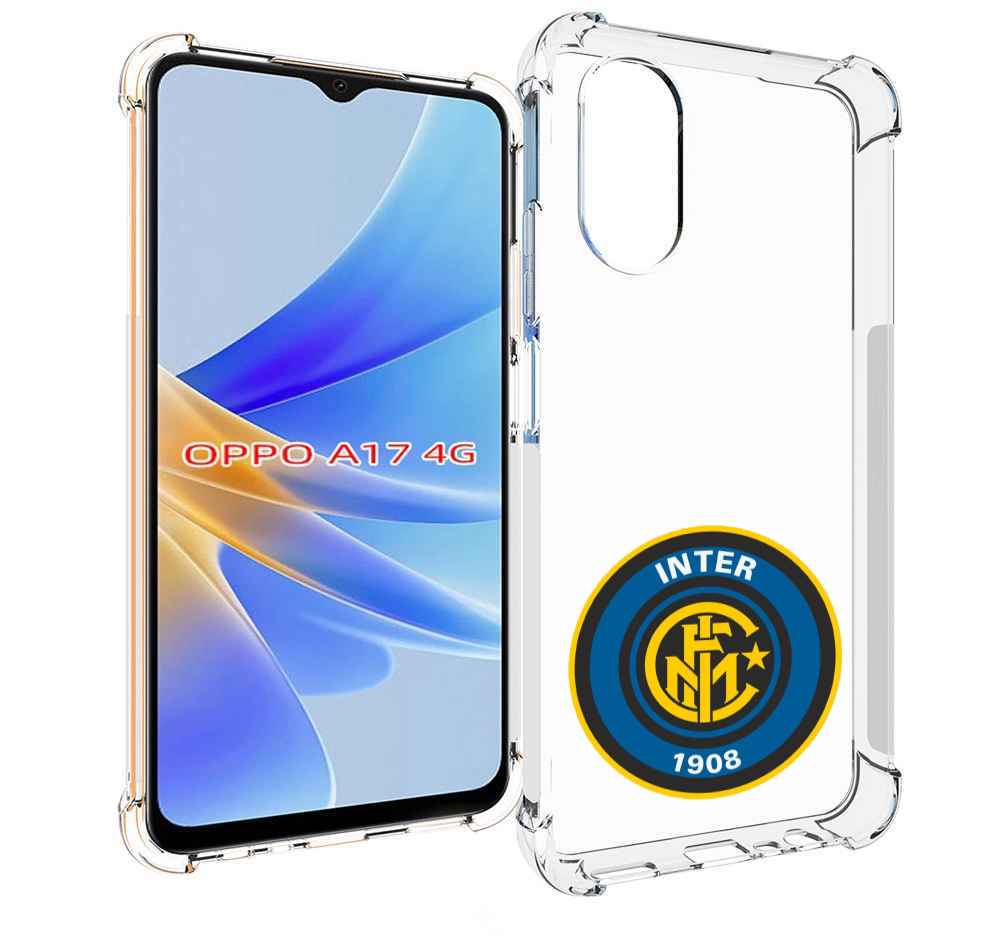

Чехол MyPads фк интер мужской для OPPO A17, Прозрачный, Tocco