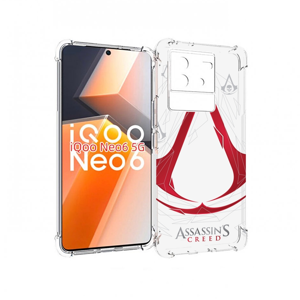 

Чехол MyPads ассасин-крид-знак для Vivo iQoo Neo 6 5G, Прозрачный, Tocco