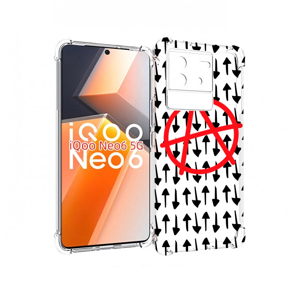 

Чехол MyPads анархия-панк для Vivo iQoo Neo 6 5G, Прозрачный, Tocco