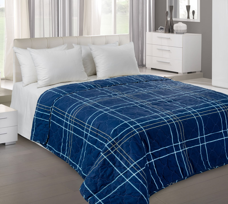 Покрывало стеганое Текс-Дизайн на кровать Патрик 3, перкаль, 220х210