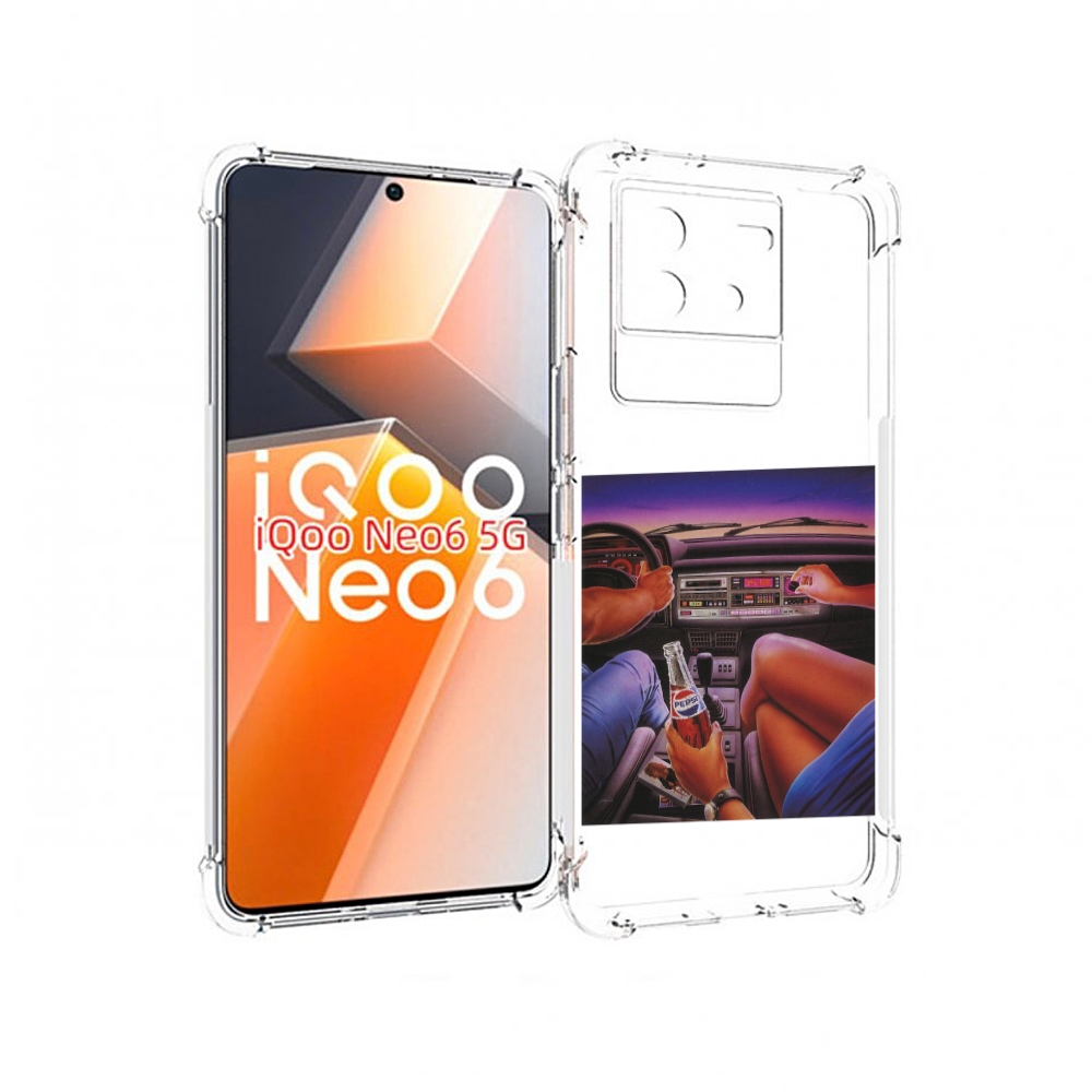 

Чехол MyPads американская машина салон для Vivo iQoo Neo 6 5G, Прозрачный, Tocco