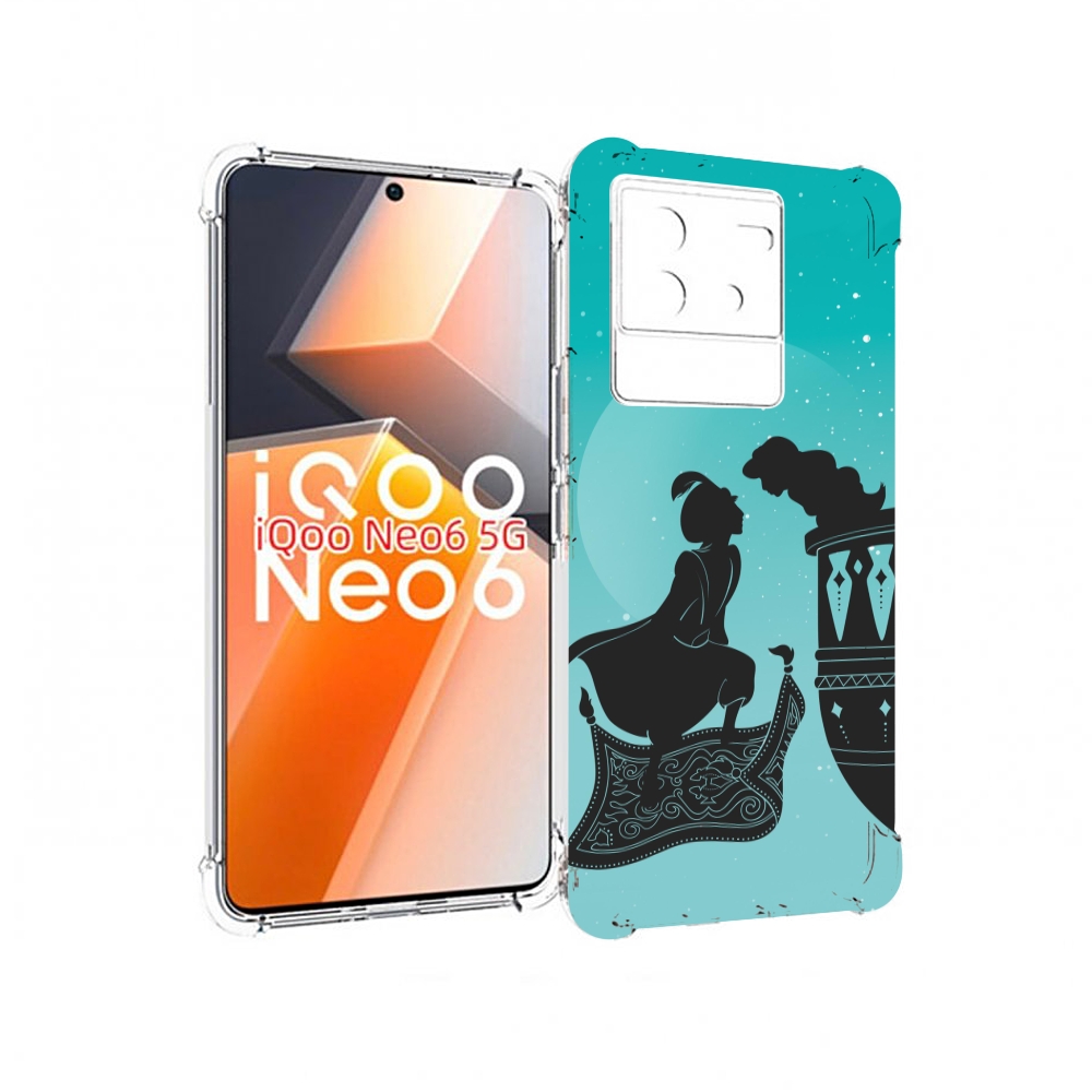 

Чехол MyPads алладин тень для Vivo iQoo Neo 6 5G, Прозрачный, Tocco