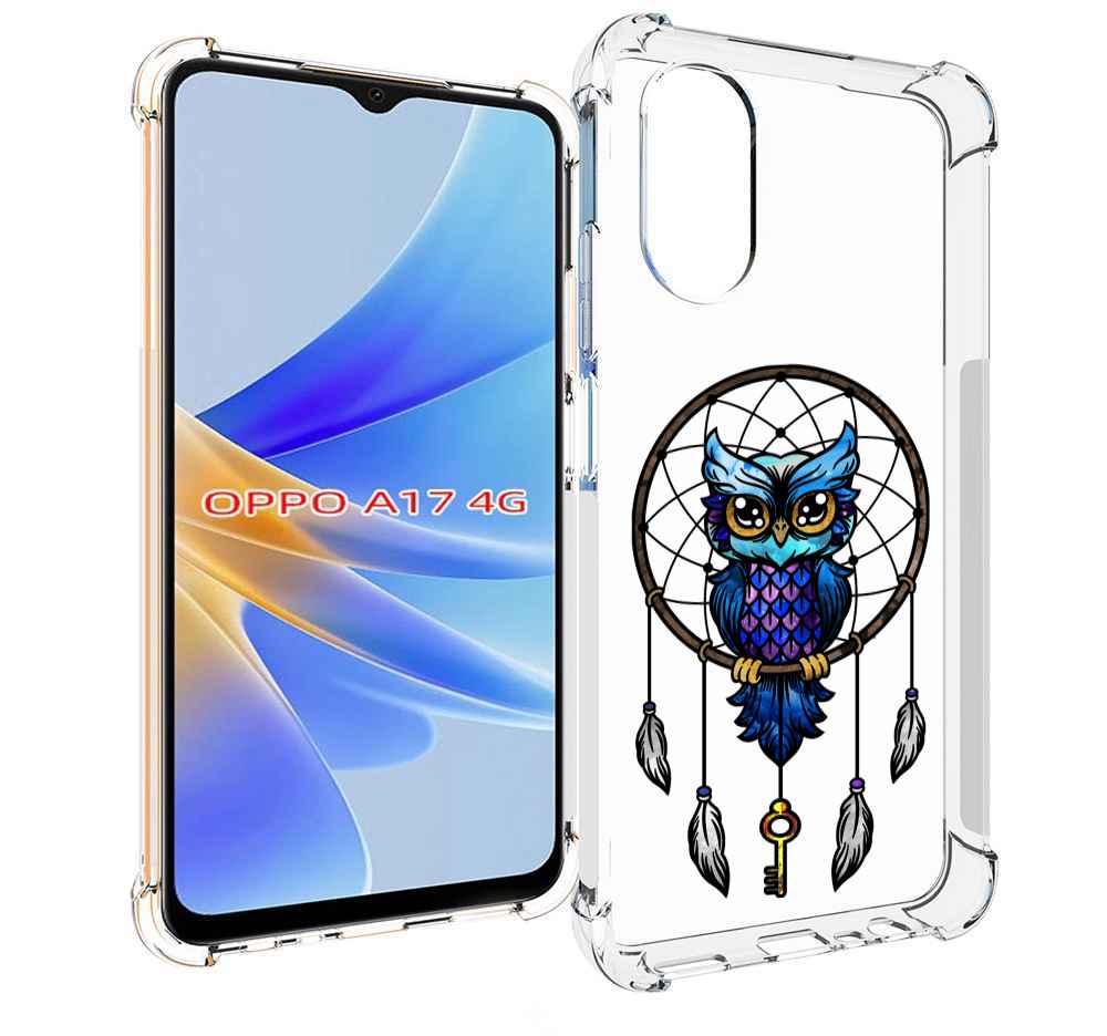 

Чехол MyPads умная-фиолетовая-сова для OPPO A17, Прозрачный, Tocco