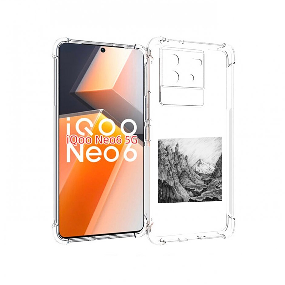 

Чехол MyPads Ямакаса Мияги и Энди Панда для Vivo iQoo Neo 6 5G, Прозрачный, Tocco